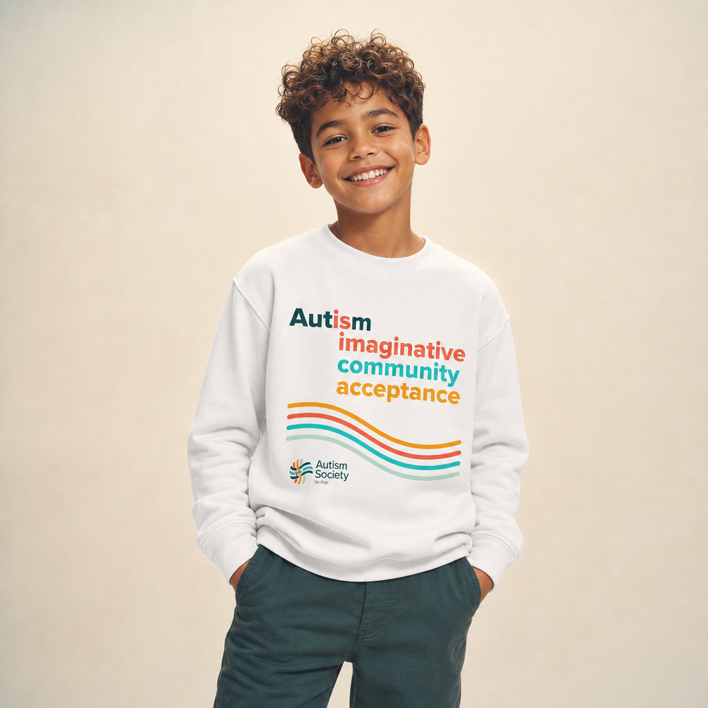 Autism Is Imaginative Youth Sweatshirt | Autism Society San Diego