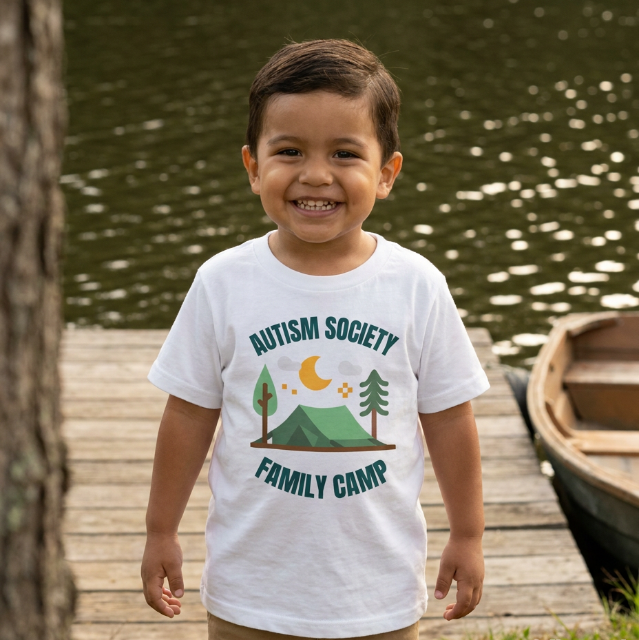 Family Camp Toddler Tee | Autism Society San Diego