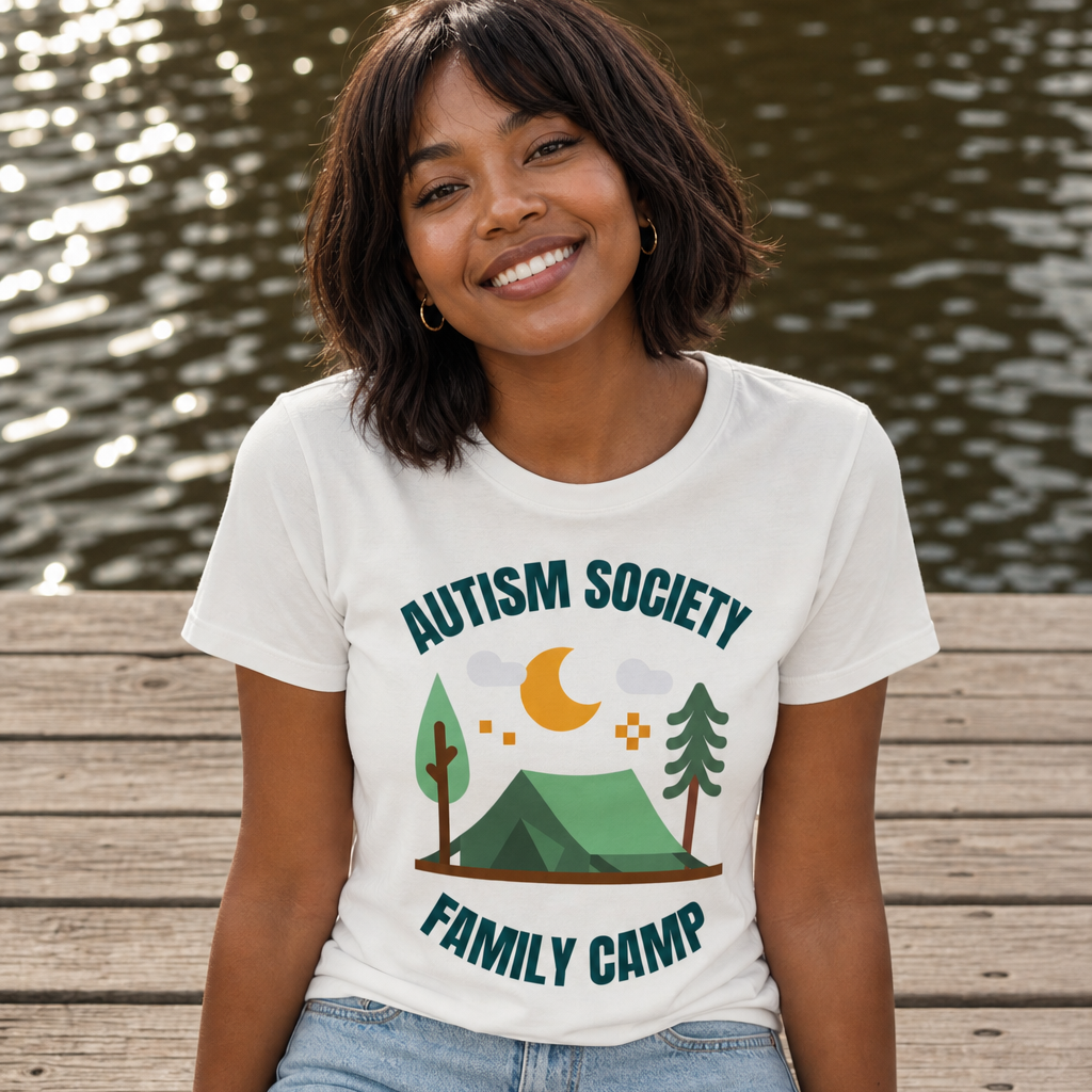 Family Camp Women's Tee | Autism Society San Diego