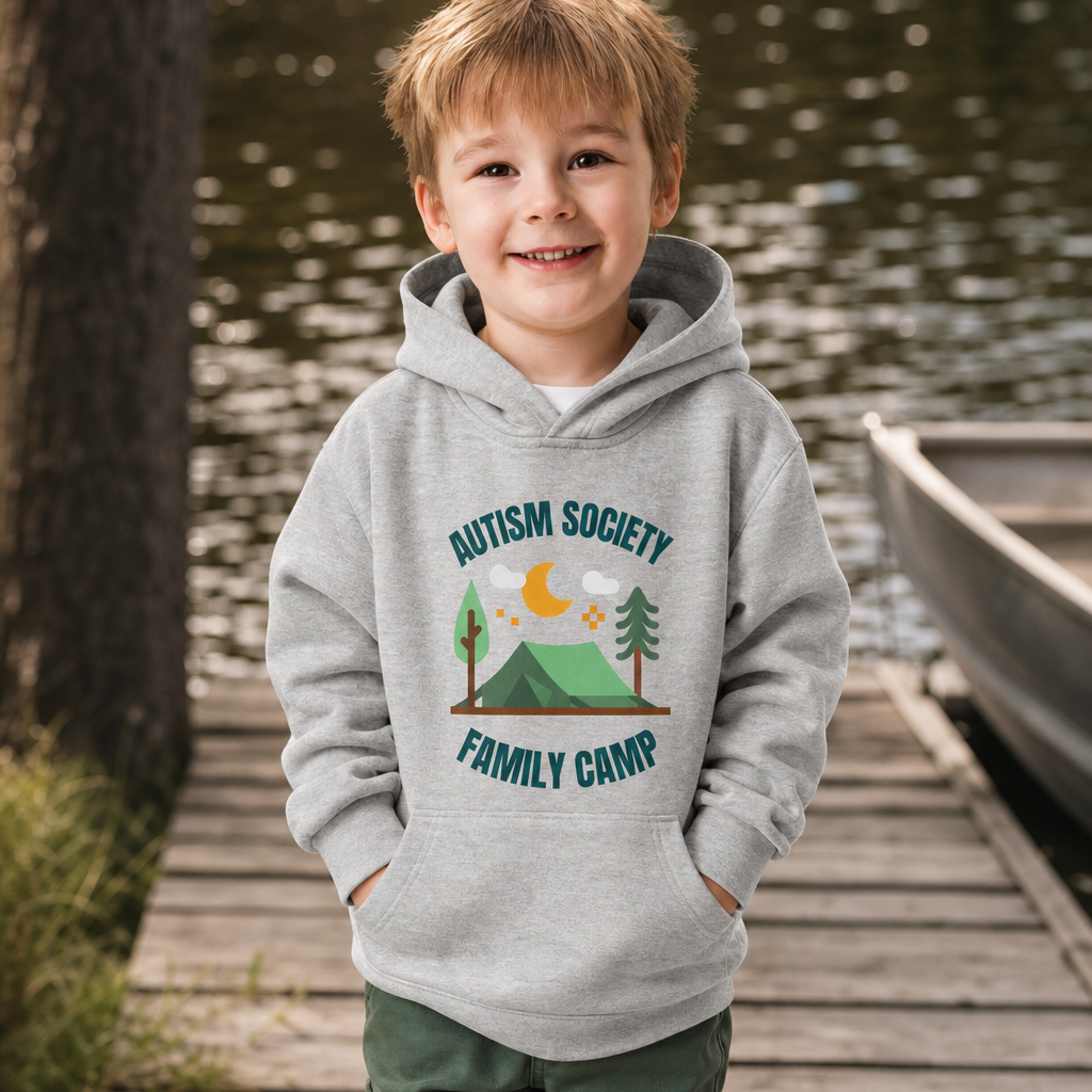 Family Camp Toddler Hoodie | Autism Society San Diego