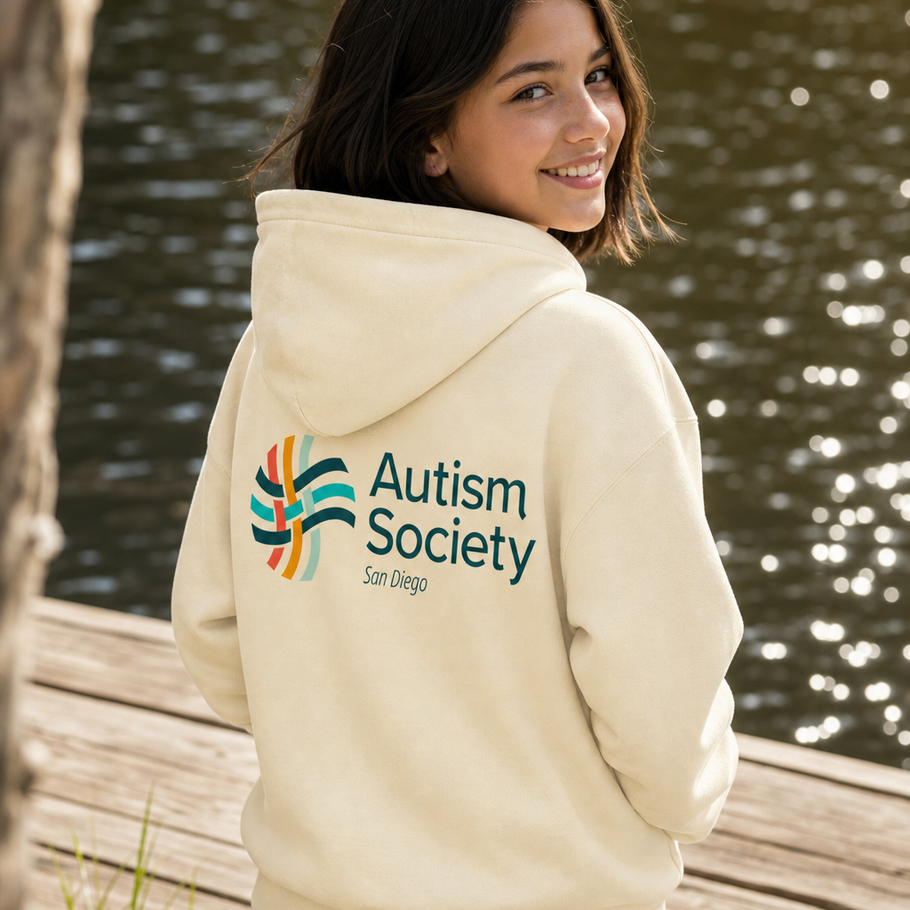 Family Camp Youth Hoodie | Autism Society San Diego