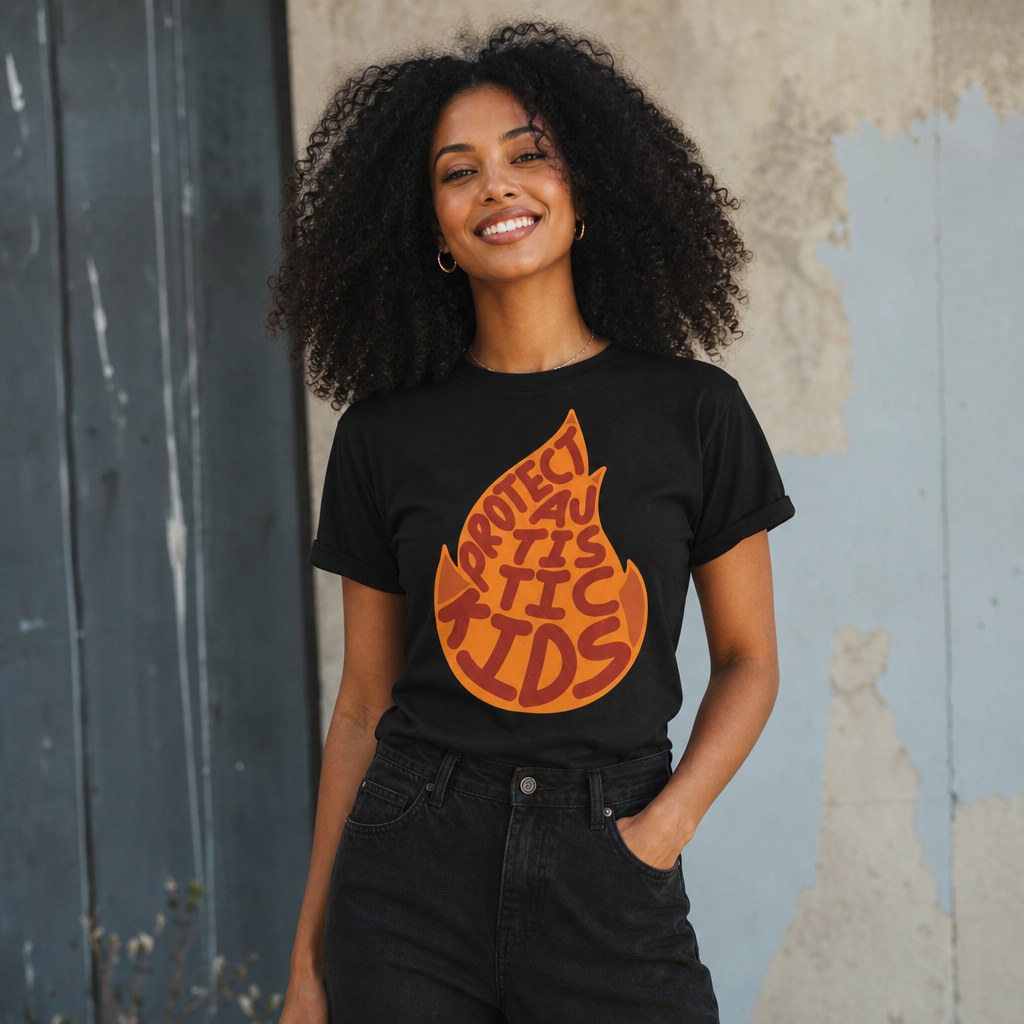Protect Autistic Kids High-Waisted Tee | Autism Society San Diego