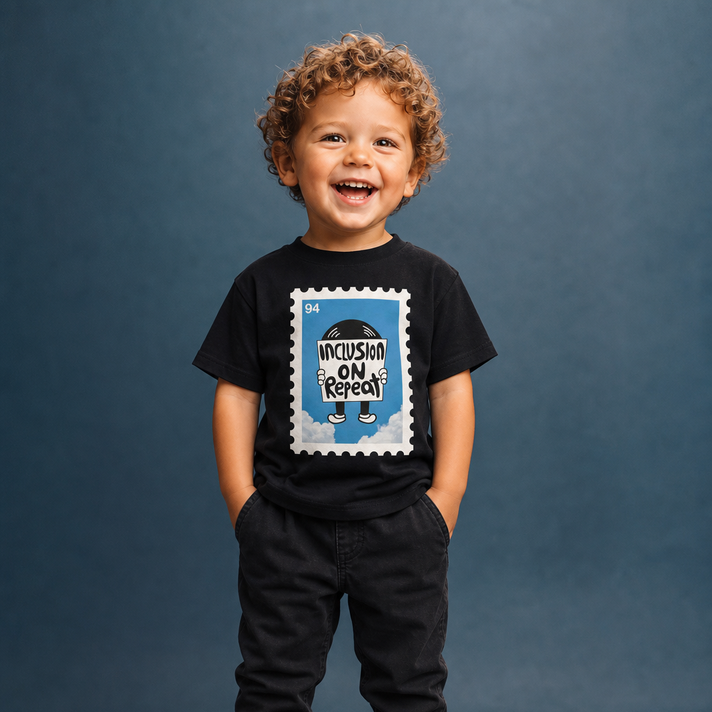 Inclusion On Repeat Toddler Tee | Autism Society San Diego
