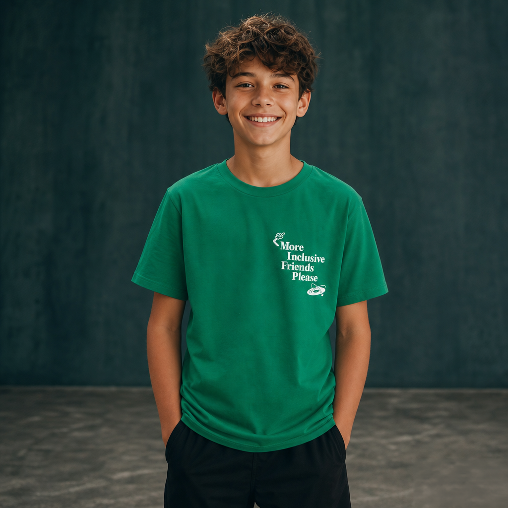 More Inclusive Friends Please Youth Tee | Autism Society San Diego