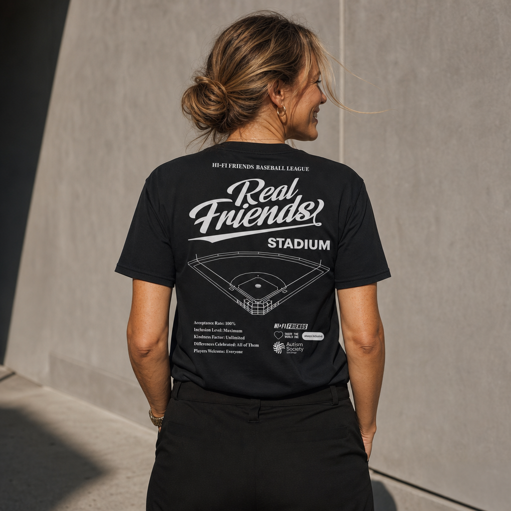 Real Friends Stadium Tee | Autism Society San Diego