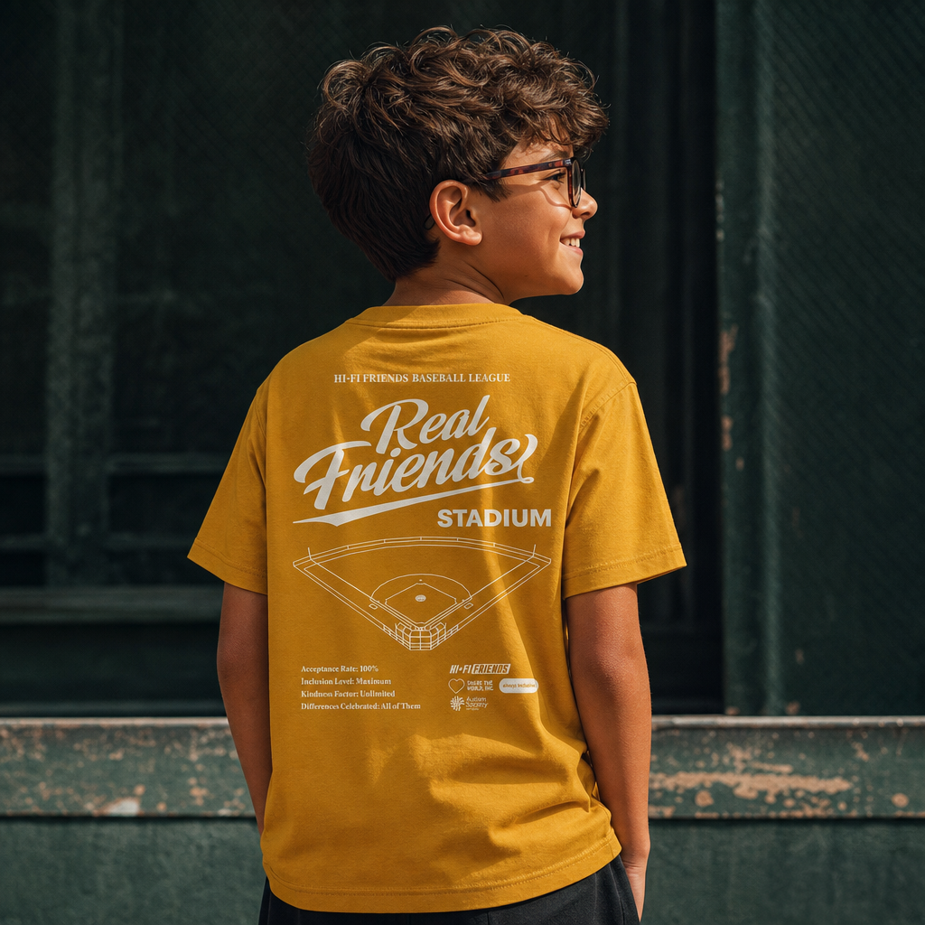 Real Friends Stadium Youth Tee | Autism Society San Diego