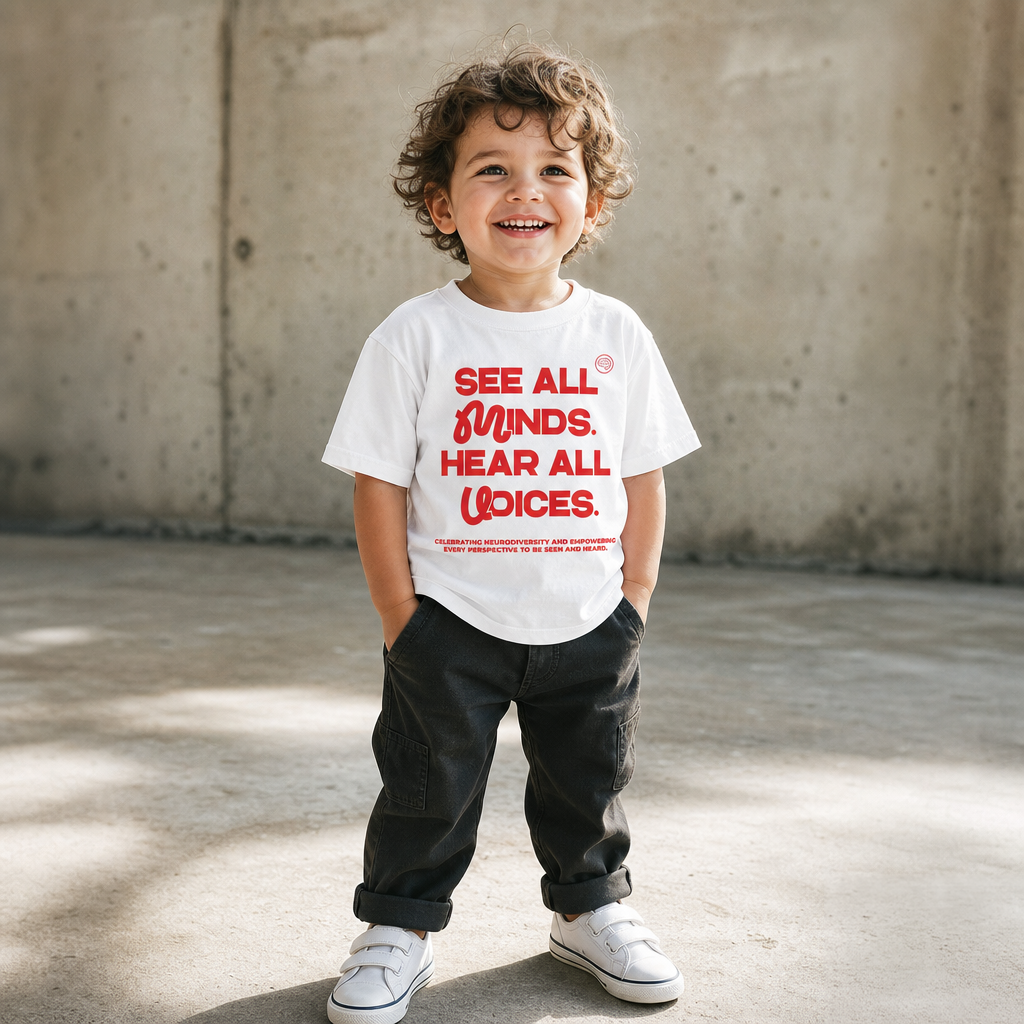 See All Minds. Hear All Voices. Toddler Tee | Autism Society San Diego