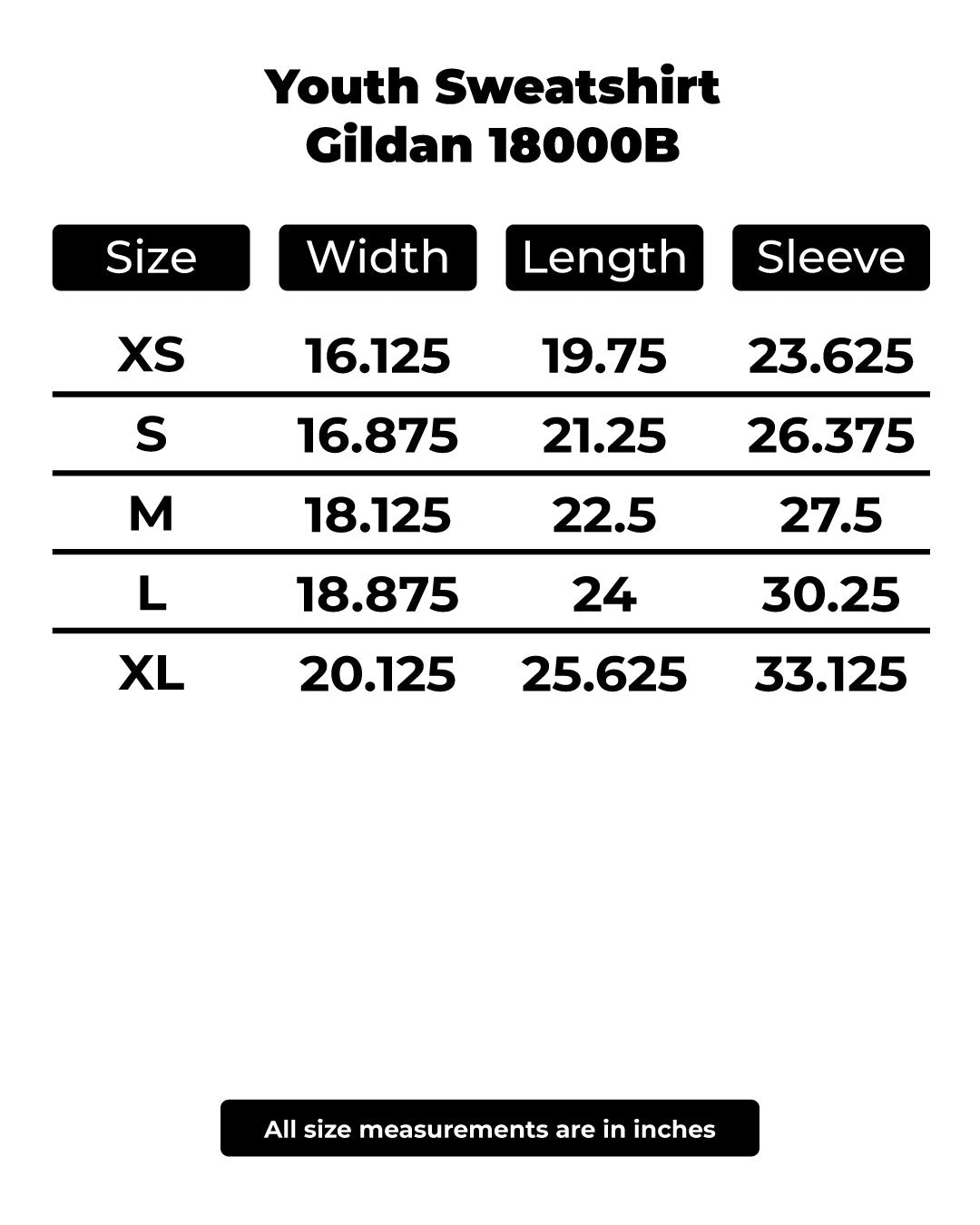 Gildan 18000B Youth Sweatshirt | Autism Society San Diego Merchandise