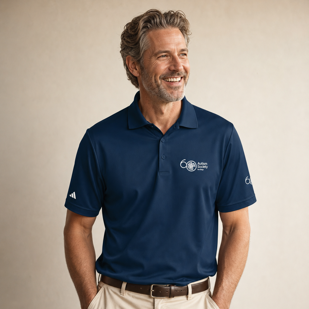ASSD 60th Adidas Sport Polo | Autism Society San Diego