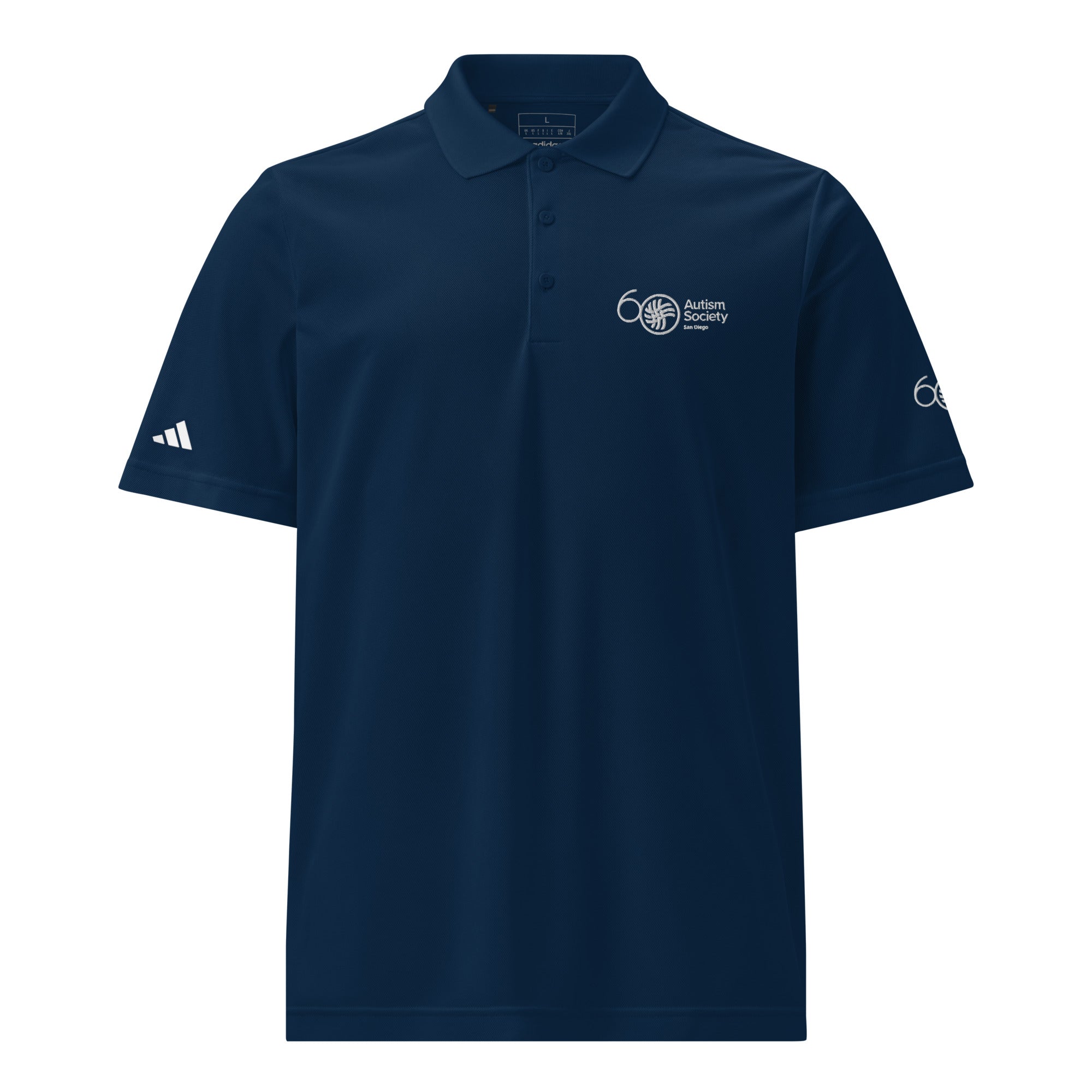 ASSD 60th Adidas Sport Polo | Autism Society San Diego