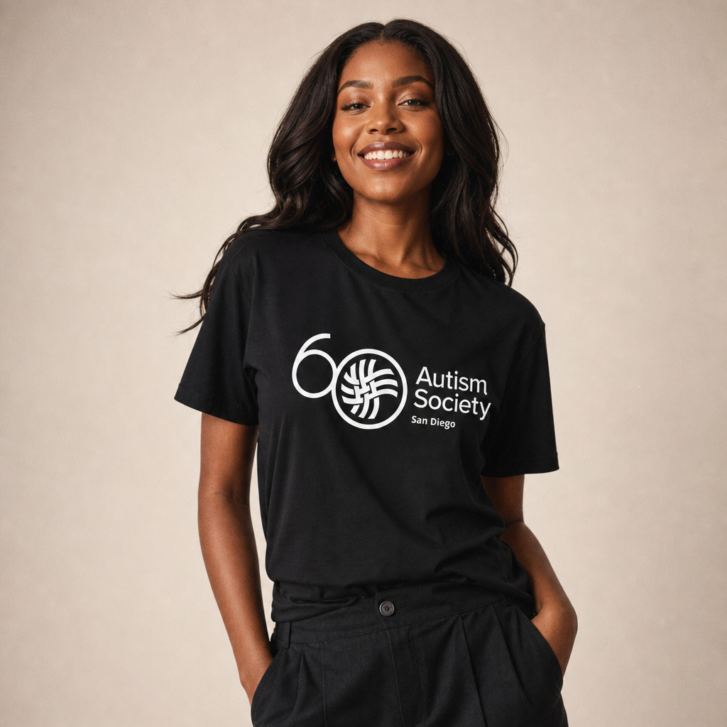 ASSD 60th Logo Tee | Autism Society San Diego