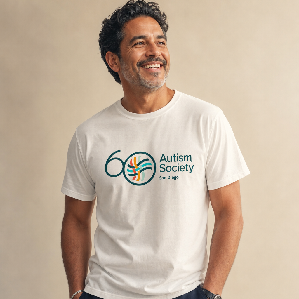 ASSD 60th Logo Tee | Autism Society San Diego