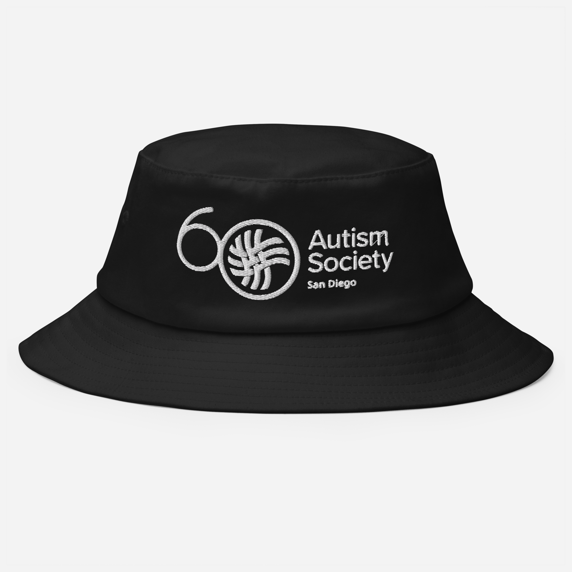 ASSD 60th Logo Bucket Hat | Autism Society San Diego