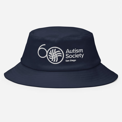 ASSD 60th Logo Bucket Hat | Autism Society San Diego