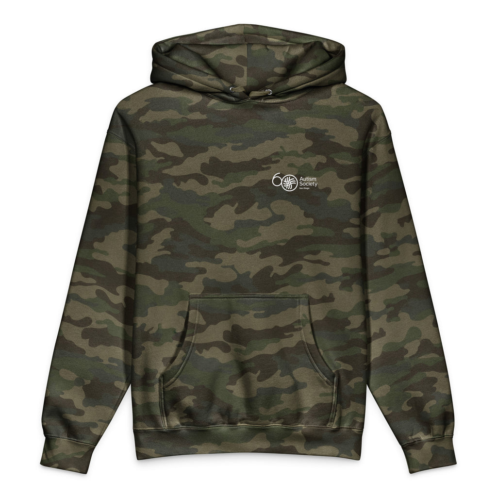 ASSD 60th Logo Heavyweight Hoodie | Autism Society San Diego