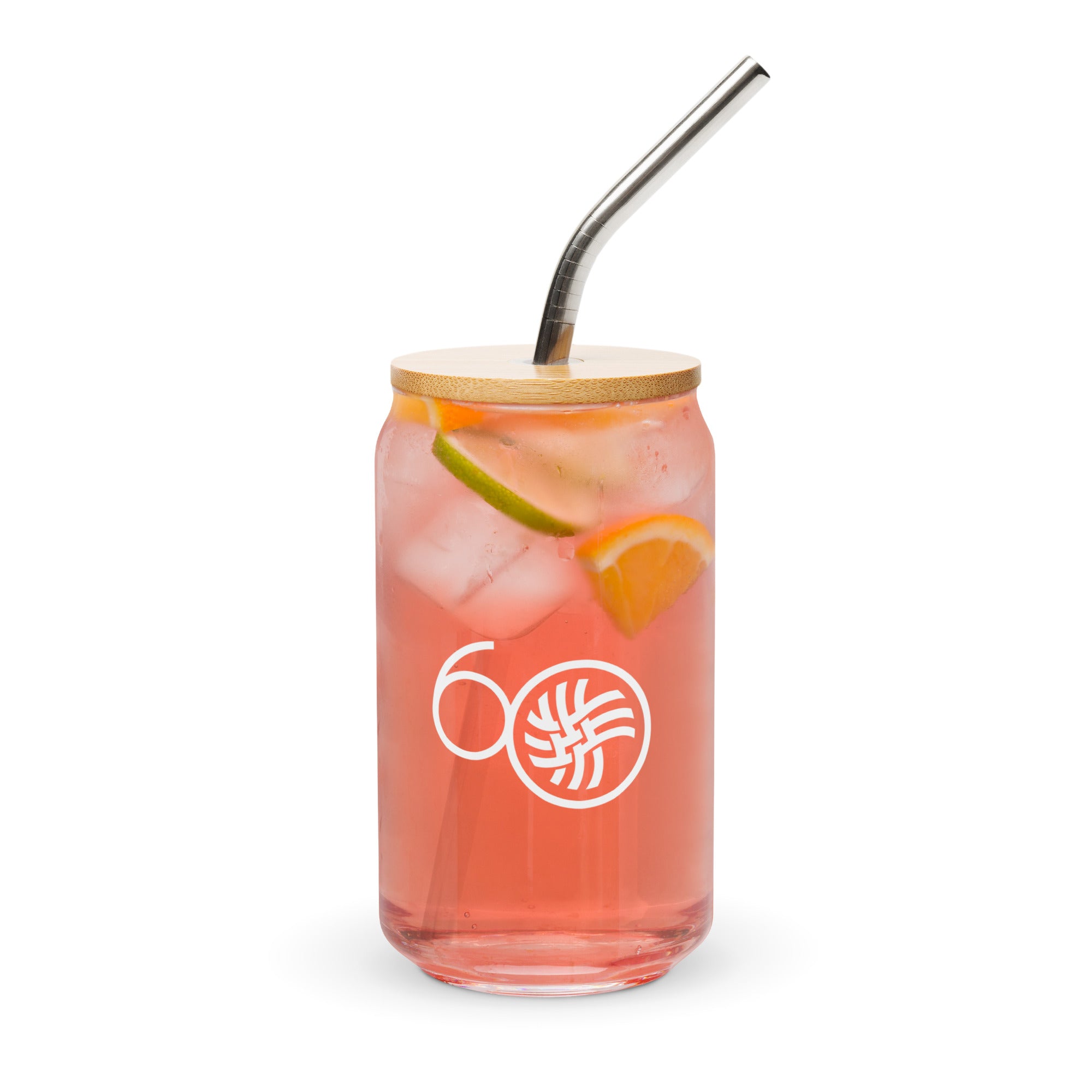 Autism Society San Diego 60th Logo Can-Shaped Glass | 60th Anniversary Collection