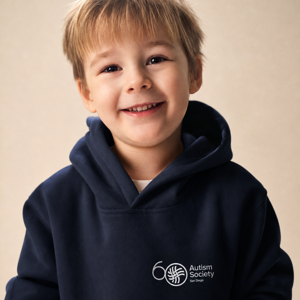 ASSD 60th Logo Toddler Hoodie | Autism Society San Diego
