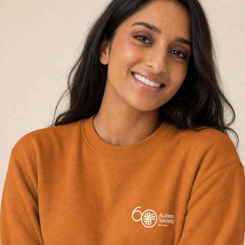 ASSD 60th Logo Unisex Sweatshirt | Autism Society San Diego