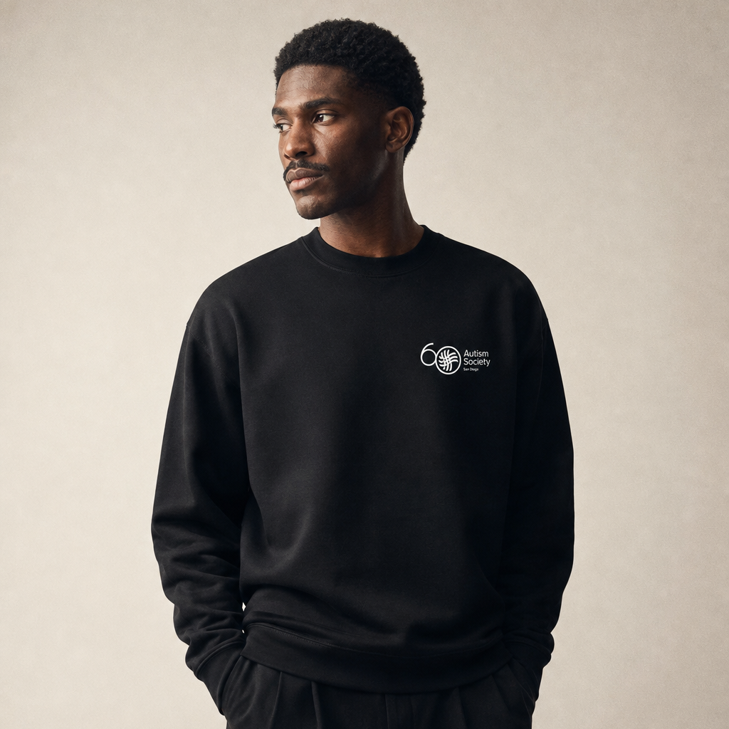 ASSD 60th Logo Unisex Sweatshirt | Autism Society San Diego