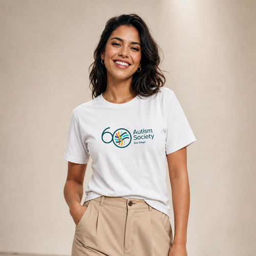ASSD 60th Logo Women's Tee | Autism Society San Diego