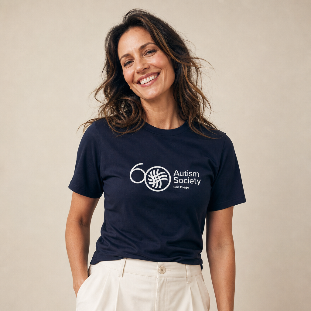 ASSD 60th Logo Women's Tee | Autism Society San Diego