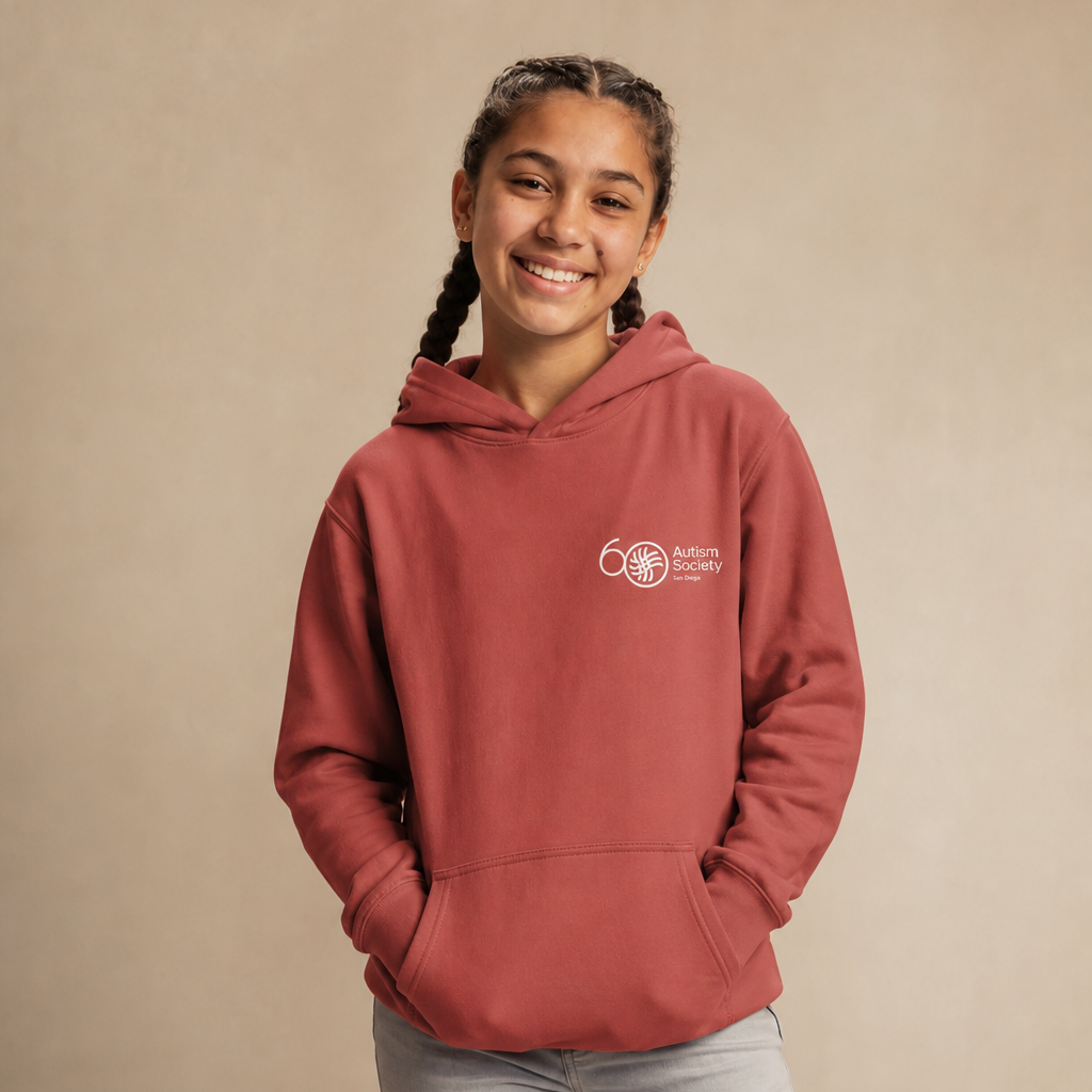 ASSD 60th Logo Youth Hoodie | Autism Society San Diego
