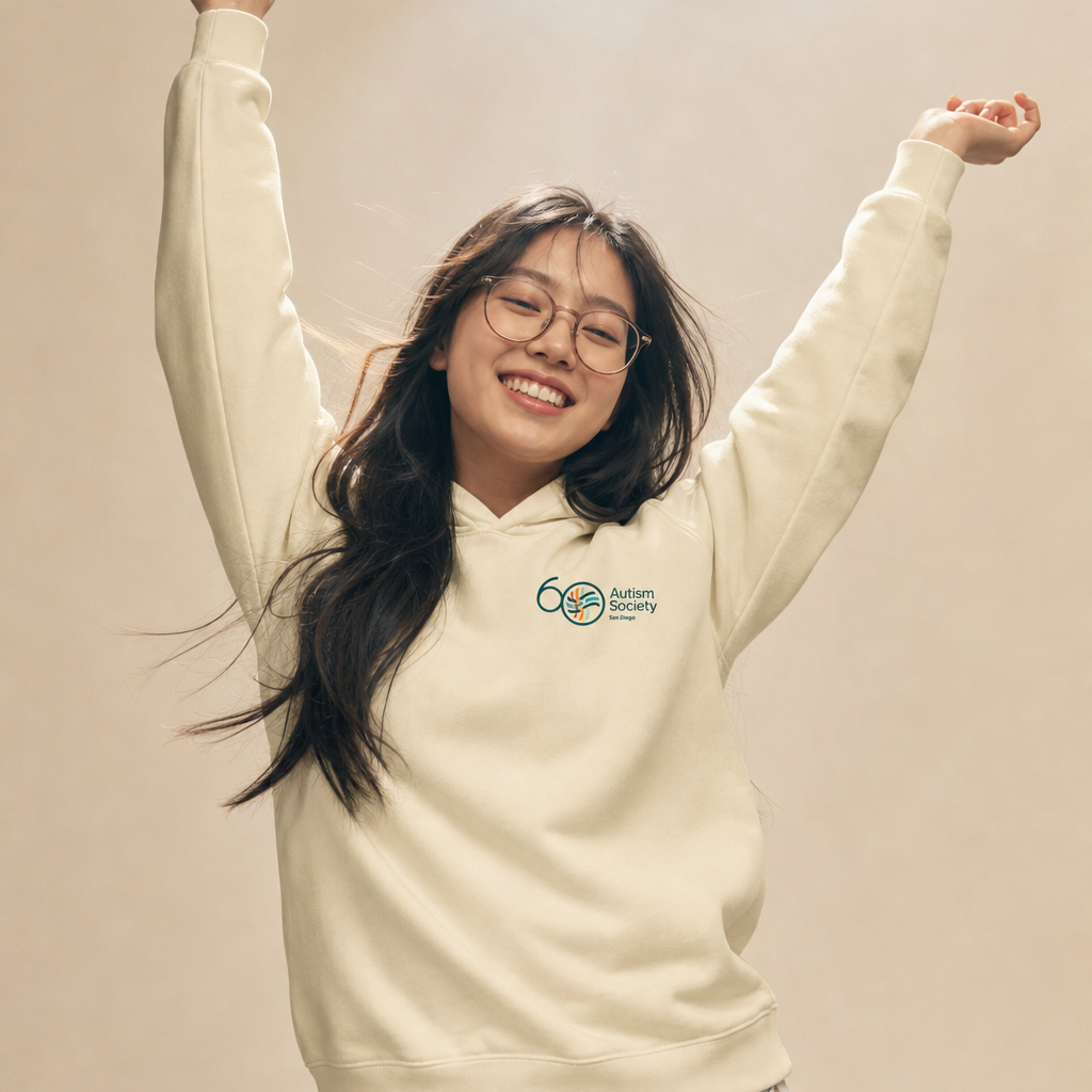 ASSD 60th Logo Youth Hoodie | Autism Society San Diego