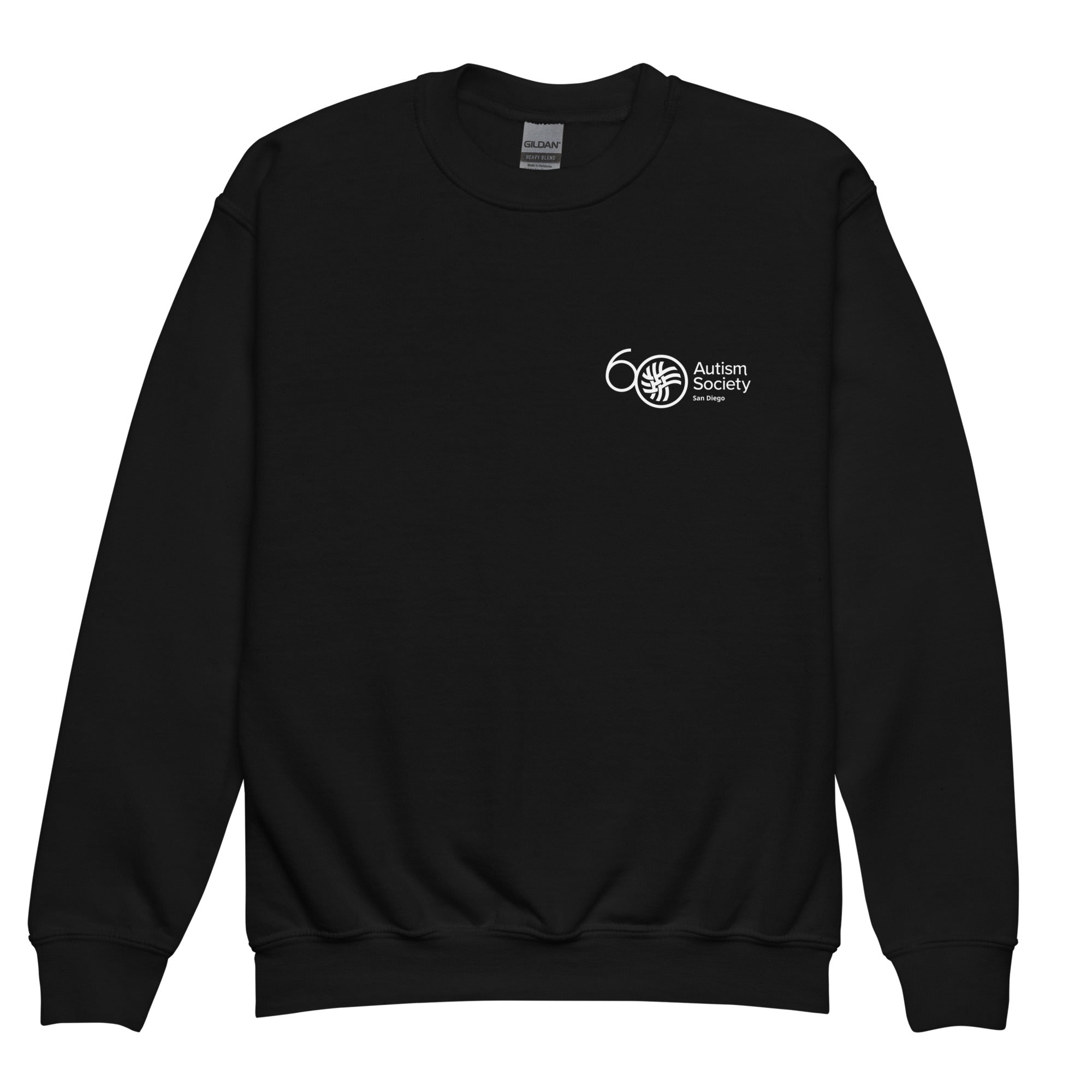 ASSD 60th Logo Youth Sweatshirt | Autism Society San Diego