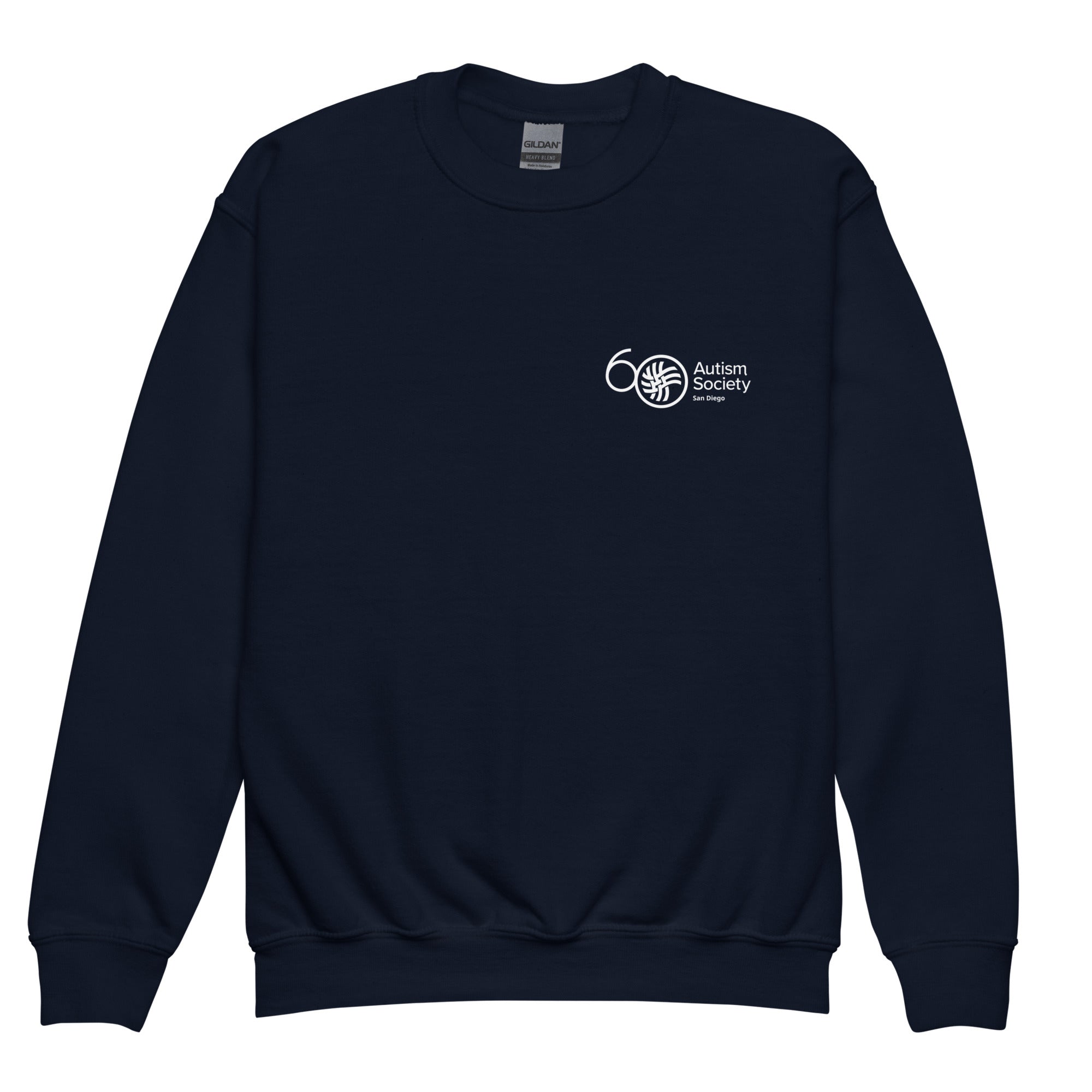 ASSD 60th Logo Youth Sweatshirt | Autism Society San Diego