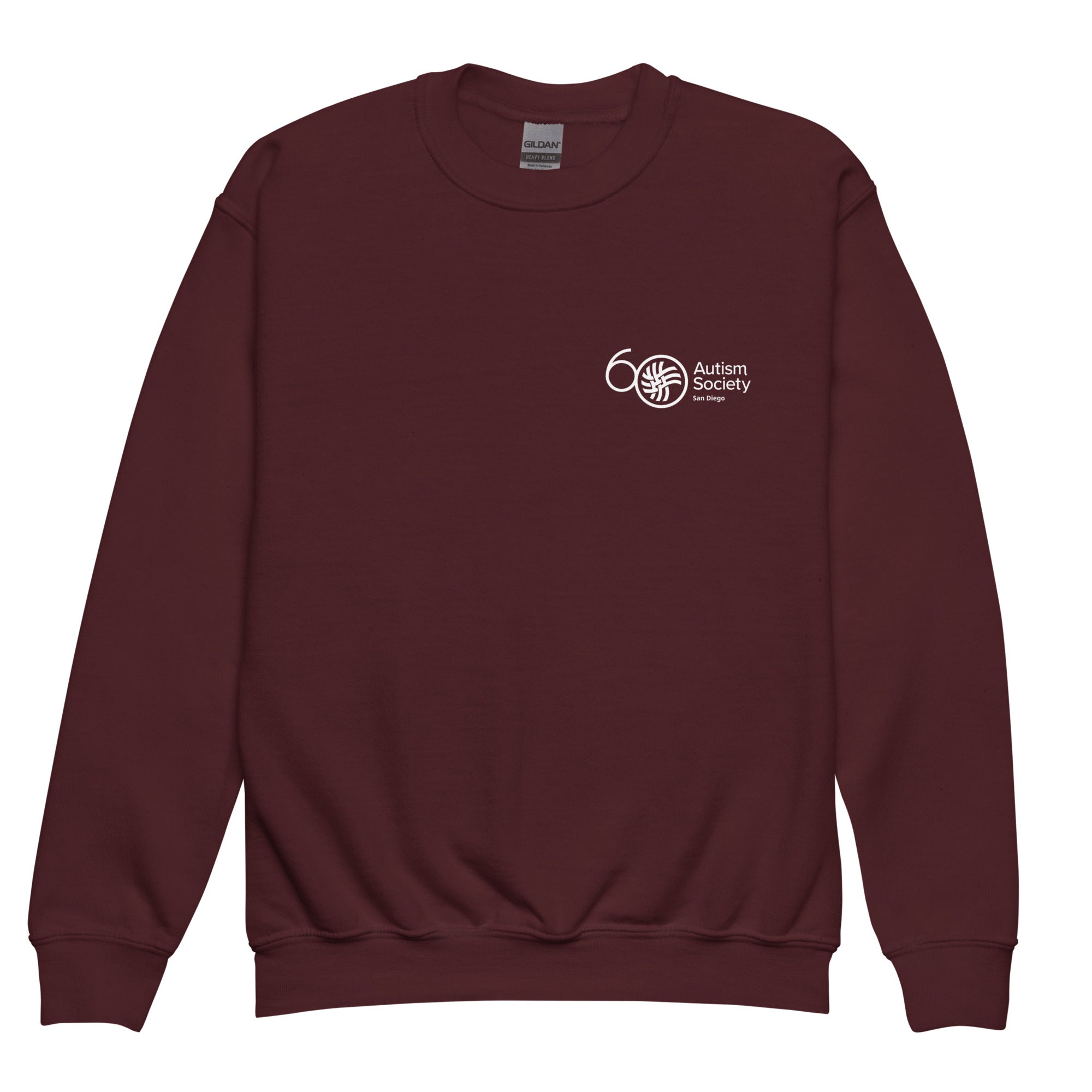 ASSD 60th Logo Youth Sweatshirt | Autism Society San Diego