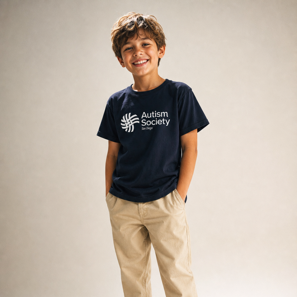ASSD Essential Logo Youth Tee | Autism Society San Diego