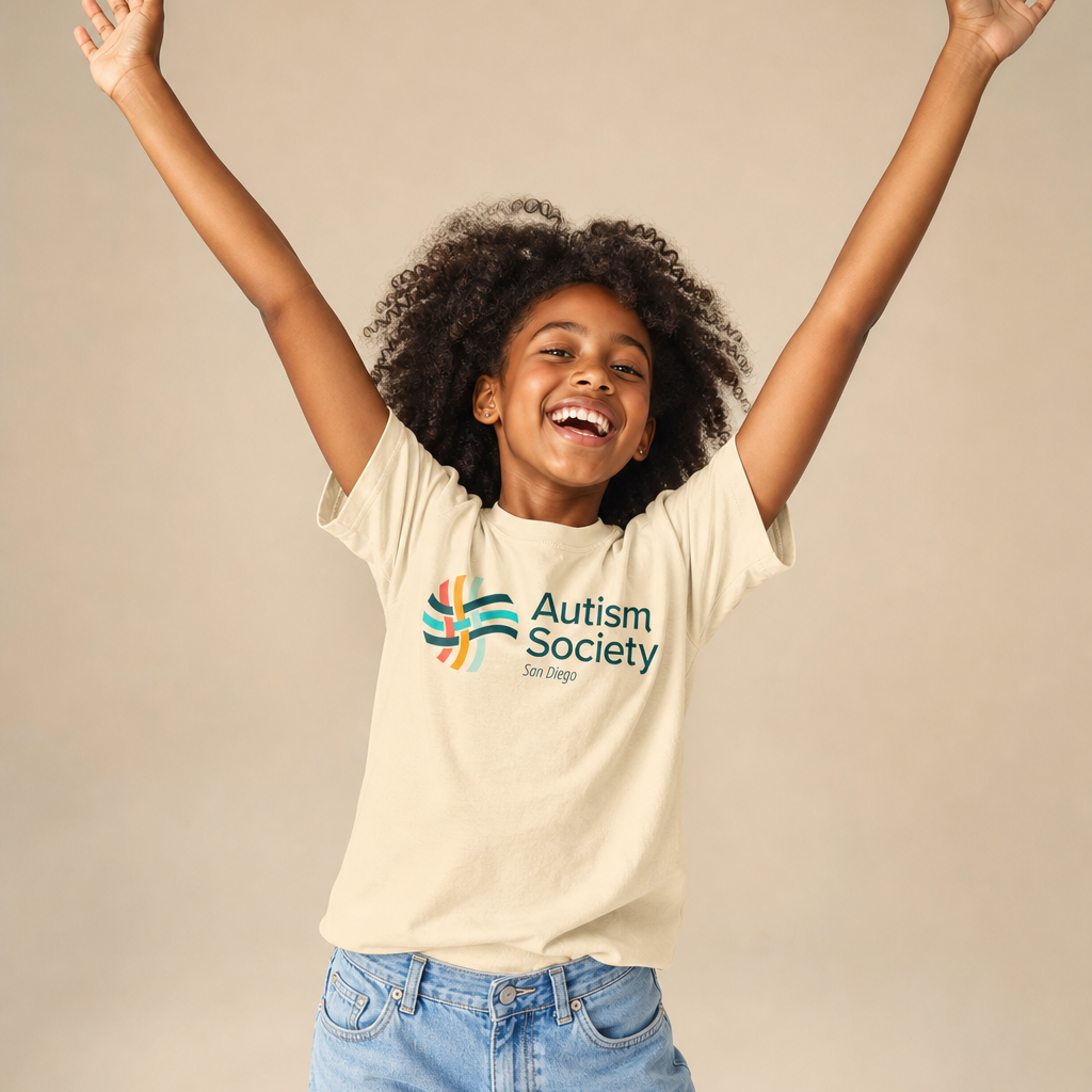 ASSD Essential Logo Youth Tee | Autism Society San Diego