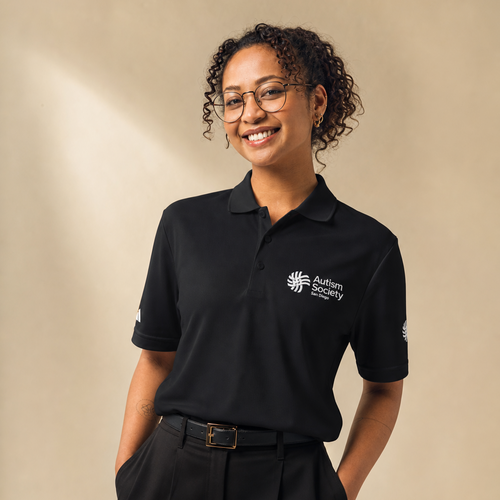 ASSD Essential Logo Adidas Sport Polo | Autism Society San Diego