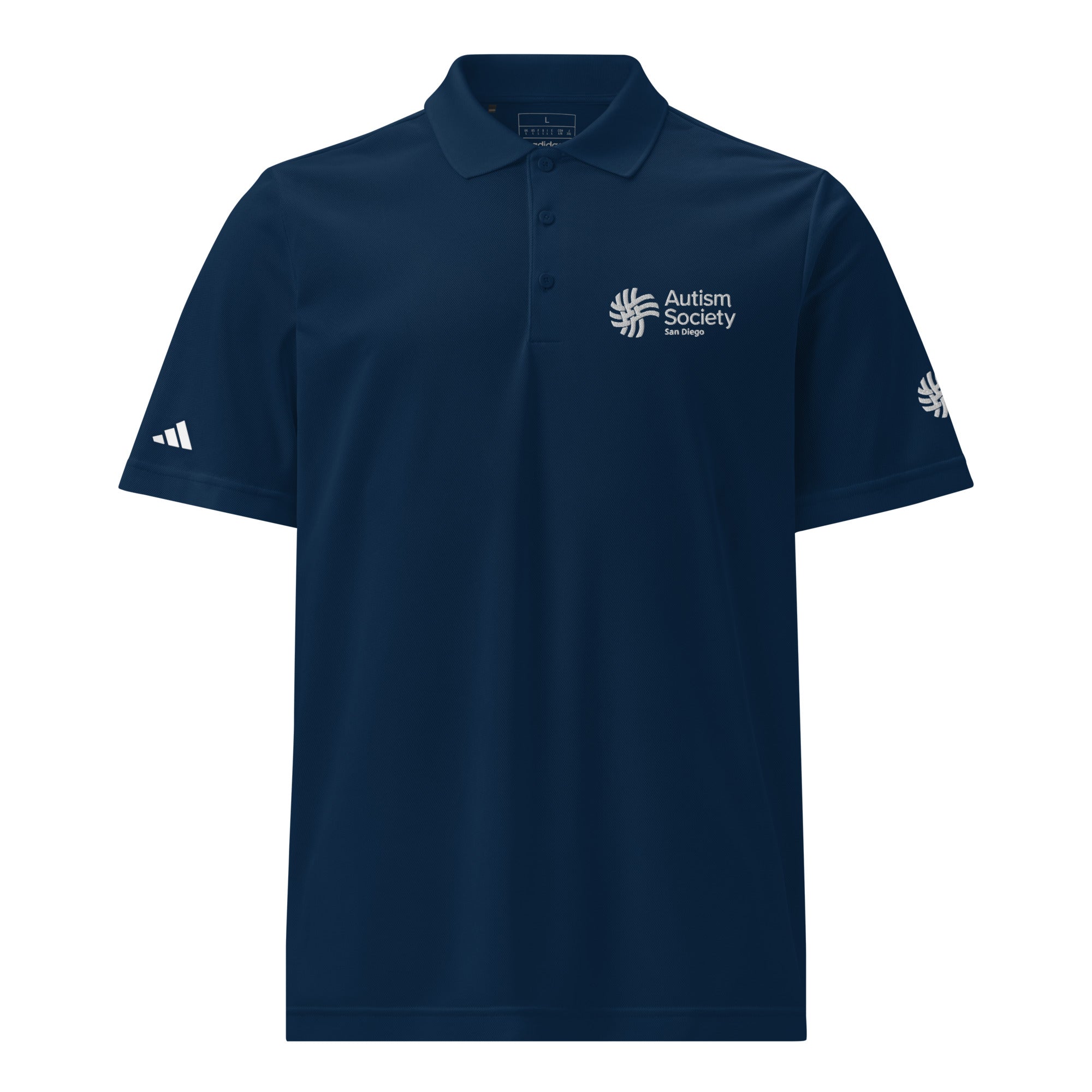 ASSD Essential Logo Adidas Sport Polo | Autism Society San Diego