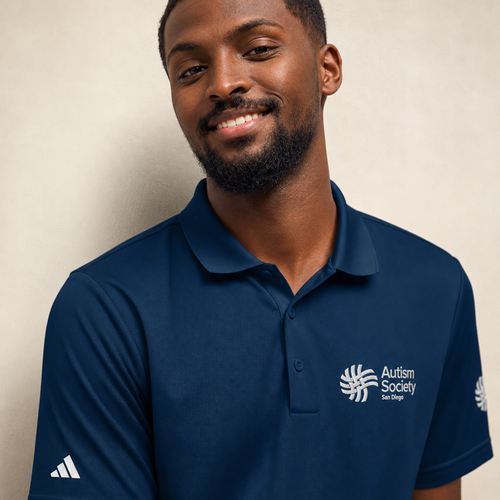 ASSD Essential Logo Adidas Sport Polo | Autism Society San Diego