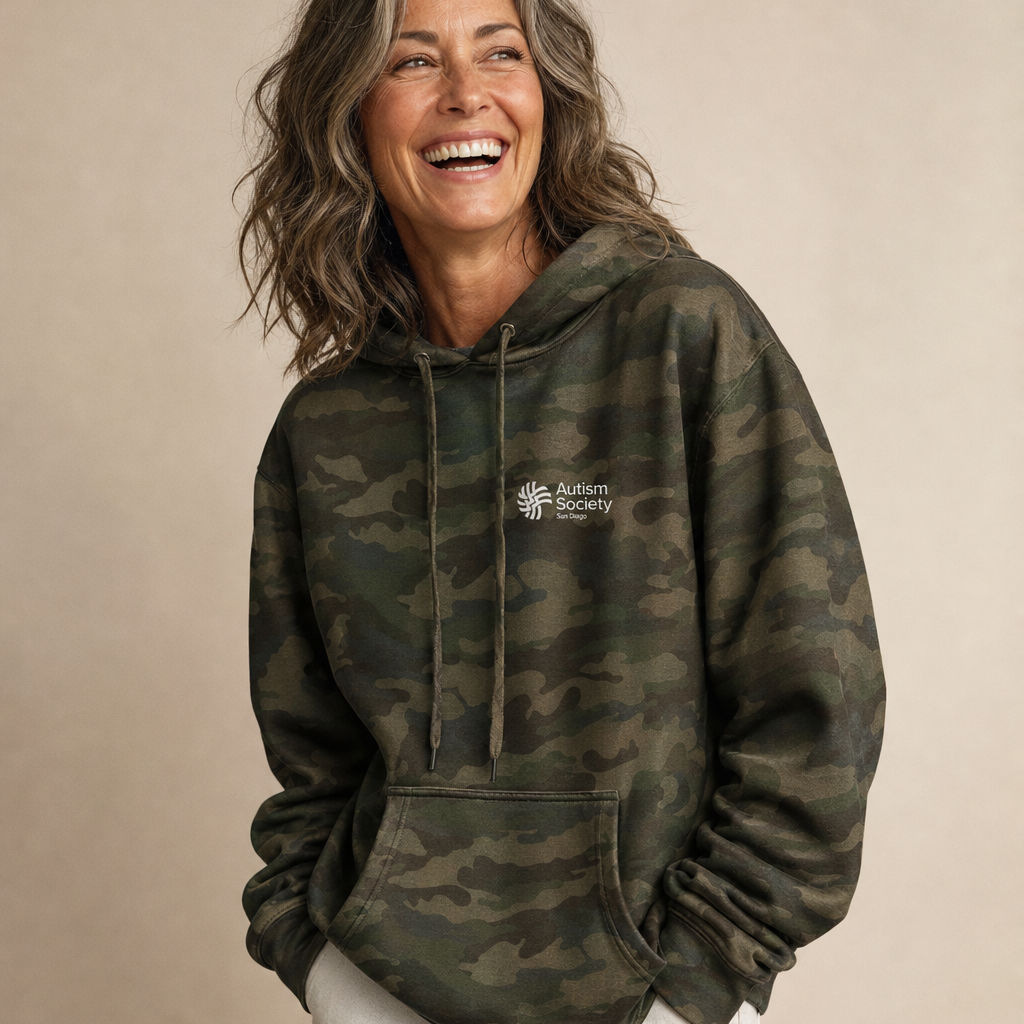 ASSD Essential Logo Heavyweight Hoodie | Autism Society San Diego