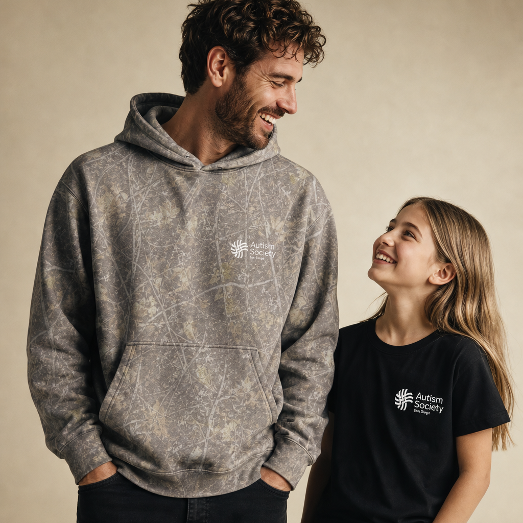 ASSD Essential Logo Heavyweight Hoodie | Autism Society San Diego