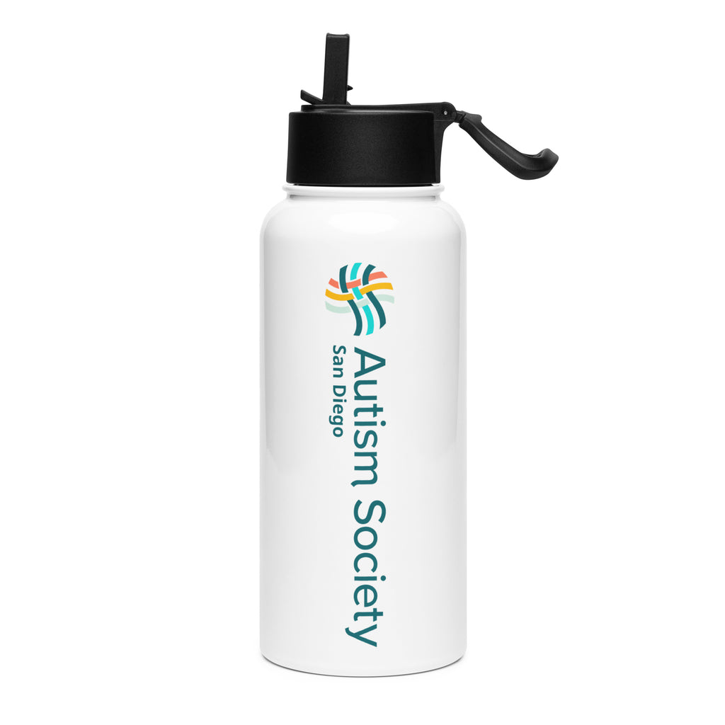 ASSD Essential Logo Stainless Steel Water Bottle | Autism Society San Diego