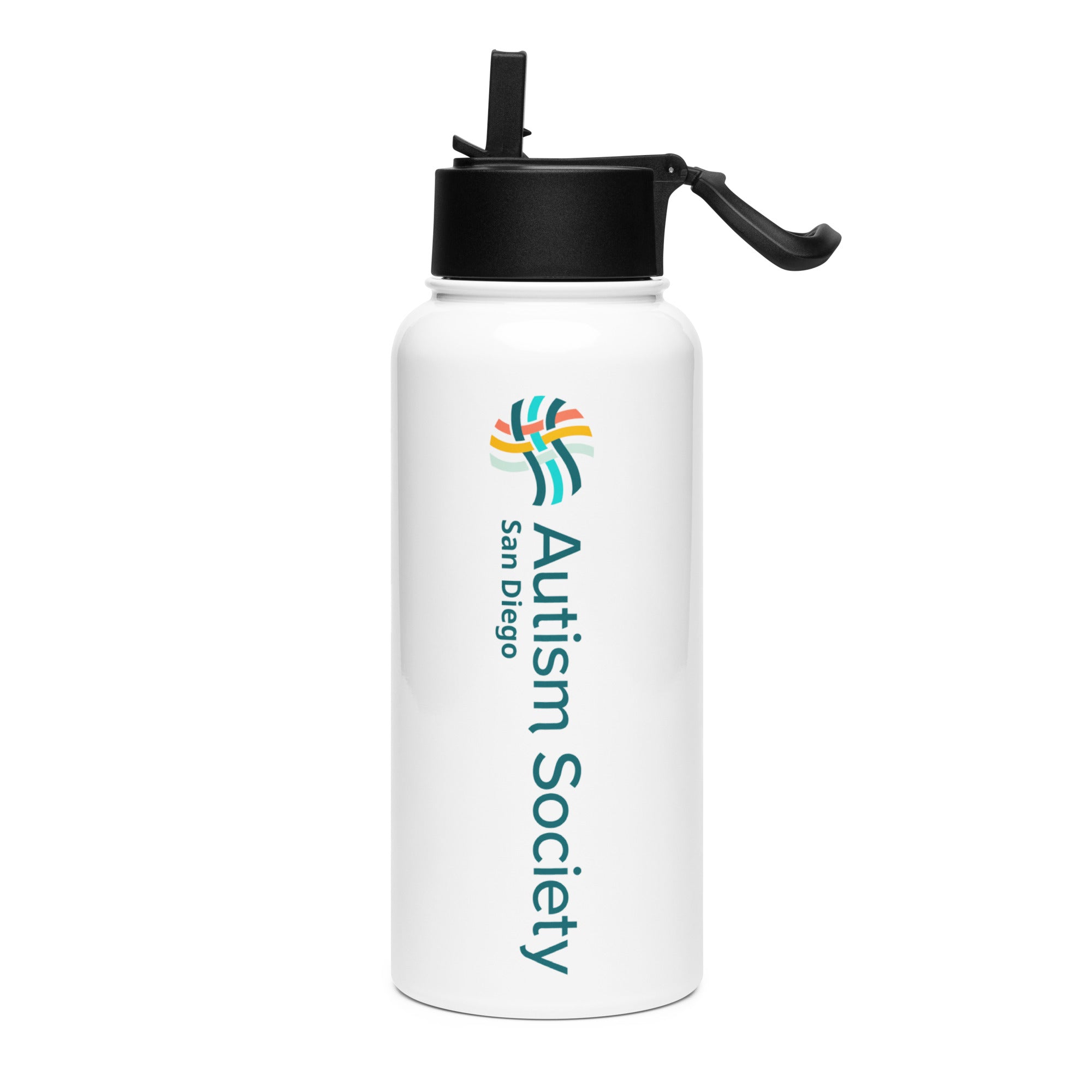 ASSD Essential Logo Stainless Steel Water Bottle | Autism Society San Diego