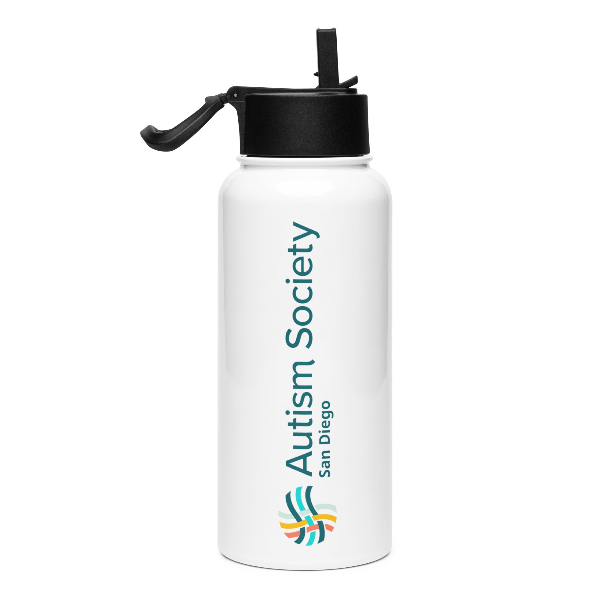 ASSD Essential Logo Stainless Steel Water Bottle | Autism Society San Diego