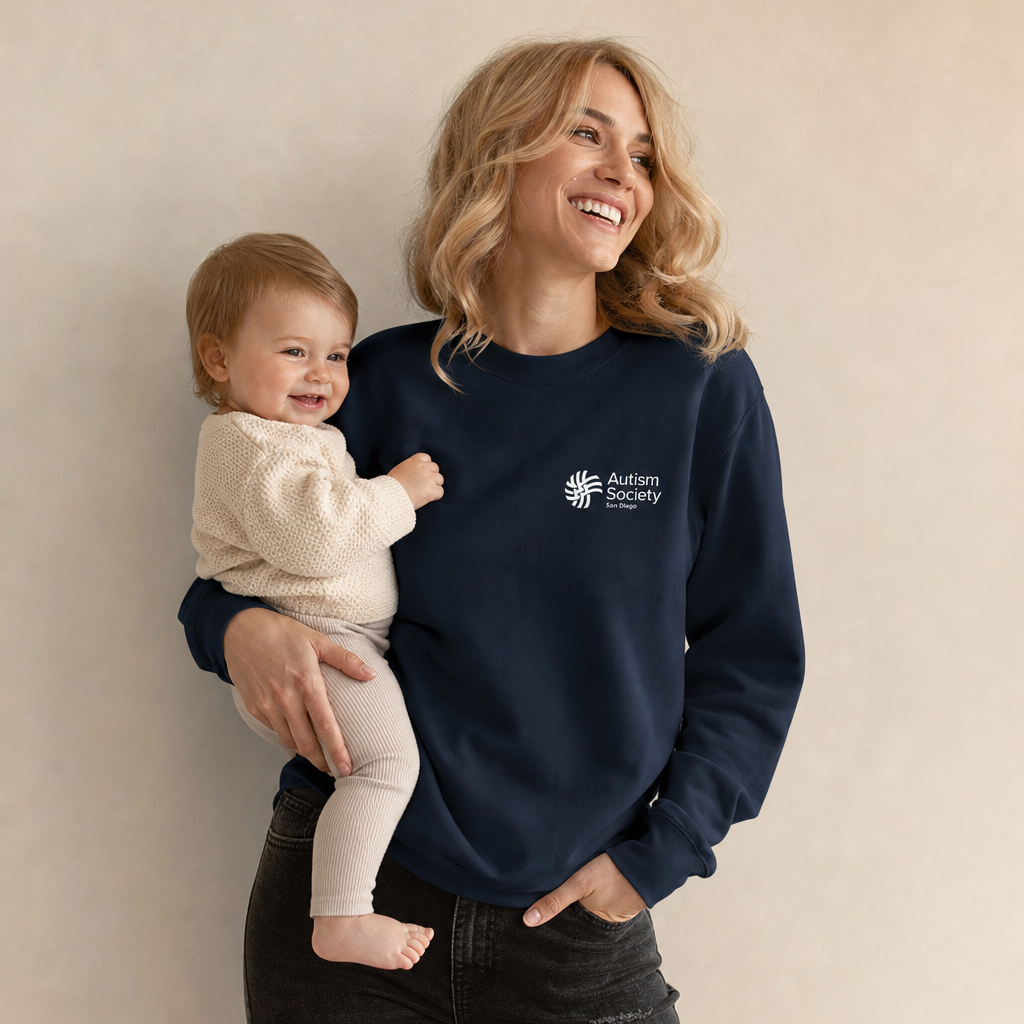 ASSD Essential Logo Unisex Sweatshirt | Autism Society San Diego