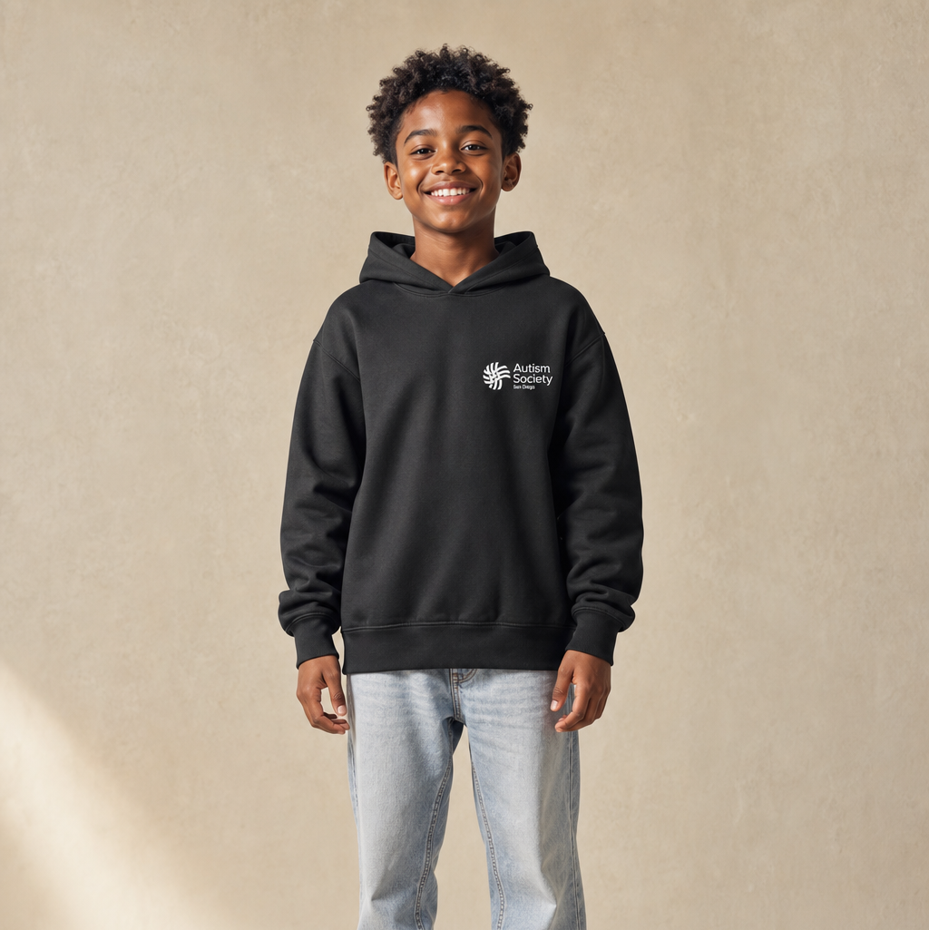 ASSD Essential Logo Youth Hoodie | Autism Society San Diego