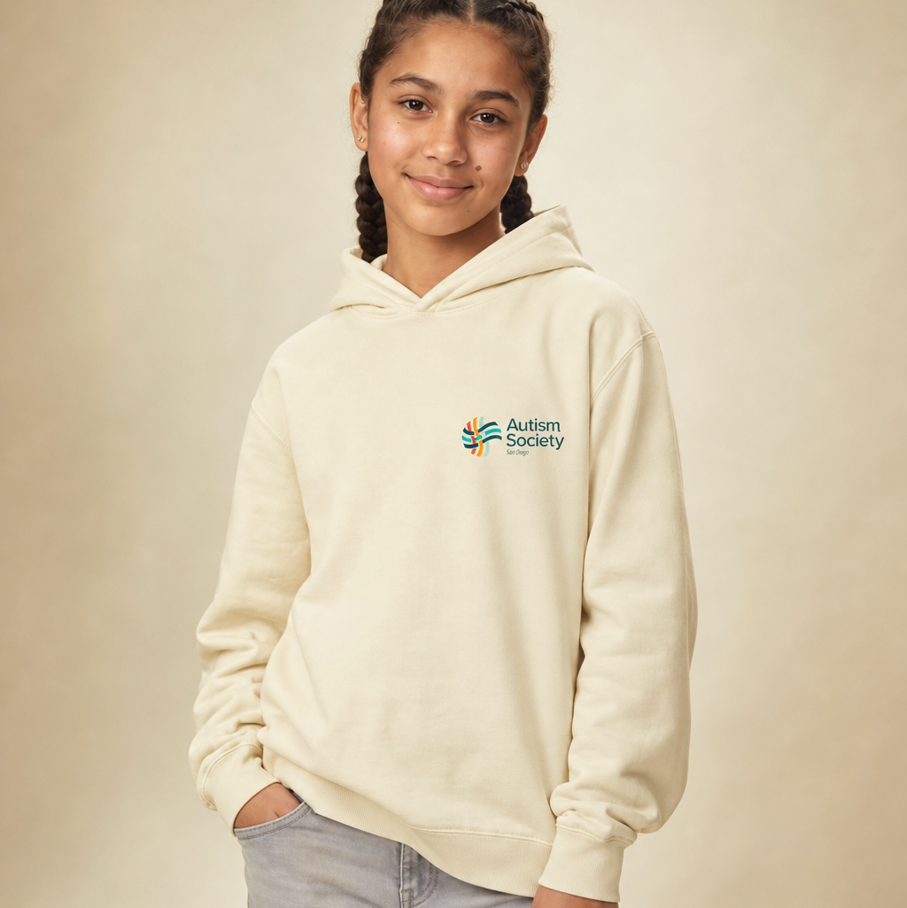 ASSD Essential Logo Youth Hoodie | Autism Society San Diego