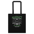 Respect The Spectrum Cotton Tote Bag in Black | Autism Society San Diego