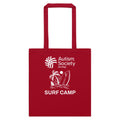 Surf Camp Cotton Tote Bag in Classic Red | Autism Society San Diego