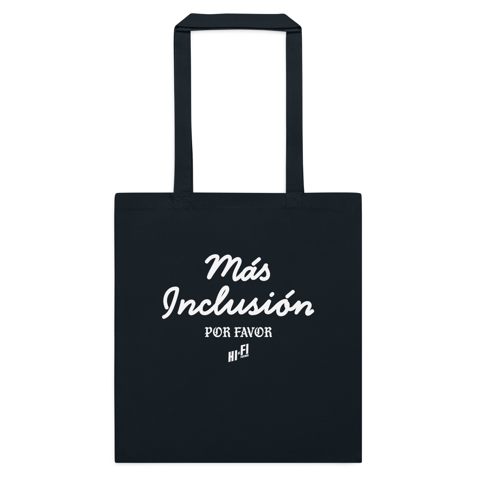 Más Inclusión Cotton Tote Bag in French Navy | Autism Society San Diego