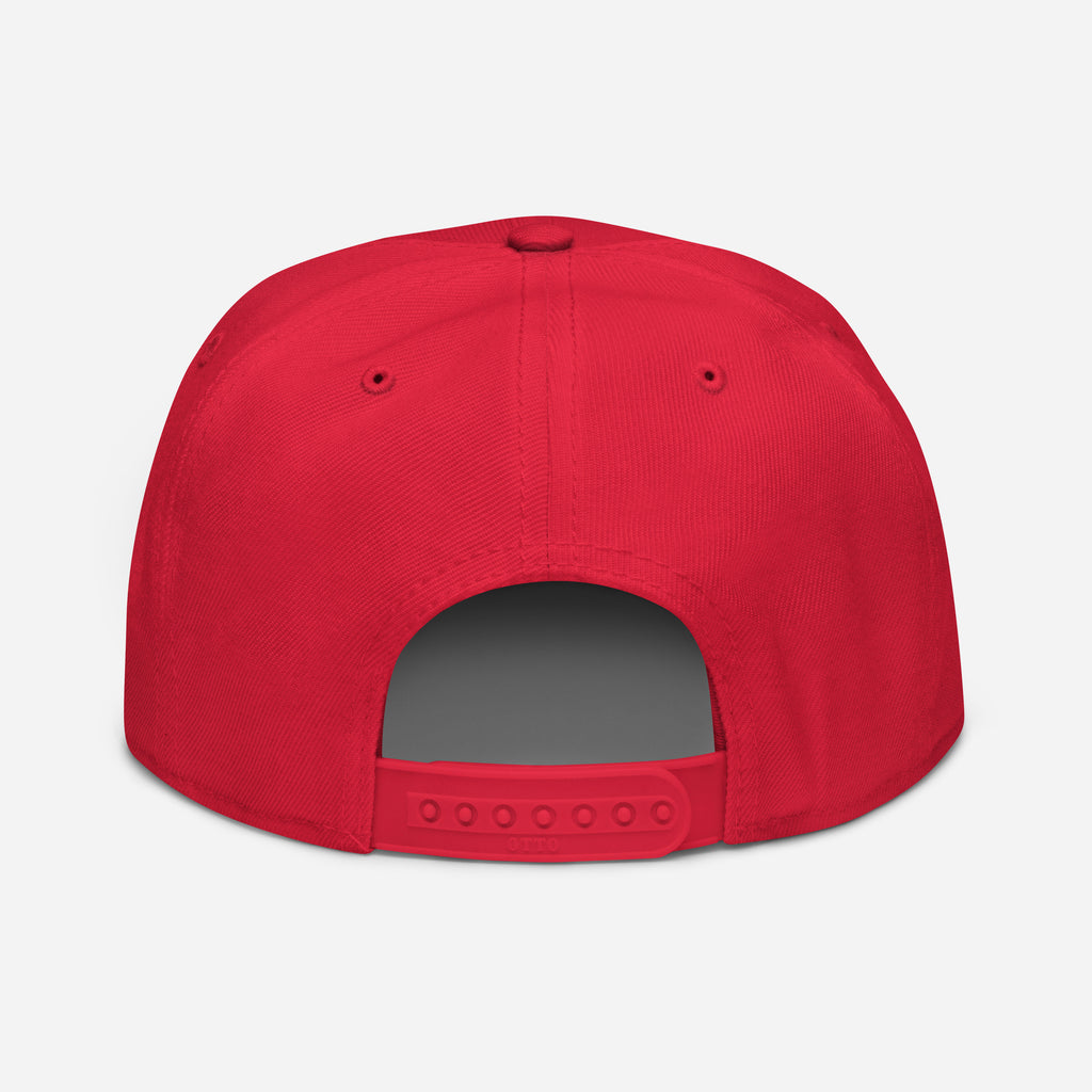 Surf Camp Snapback Hat in Red | Autism Society San Diego