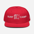 Surf Camp Snapback Hat in Red | Autism Society San Diego