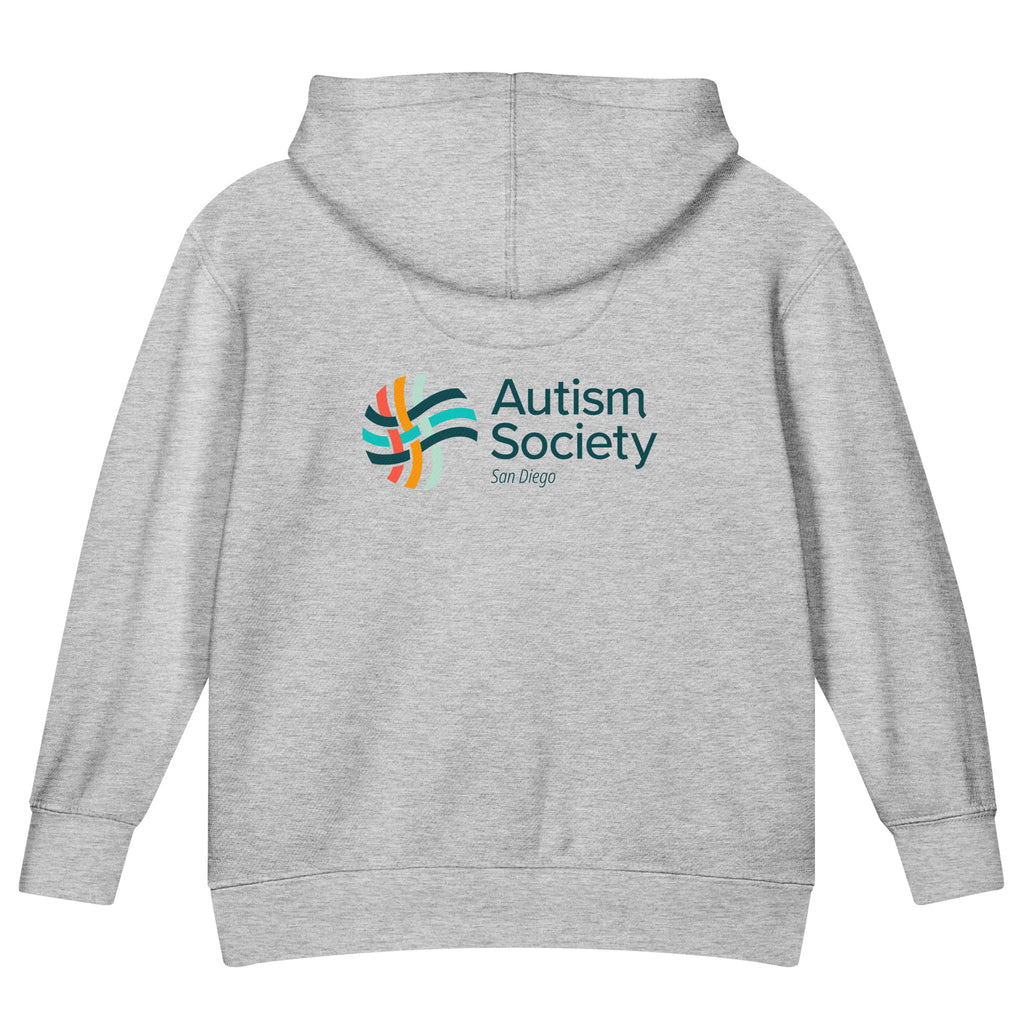 Family Camp Toddler Hoodie in Heather | Autism Society San Diego