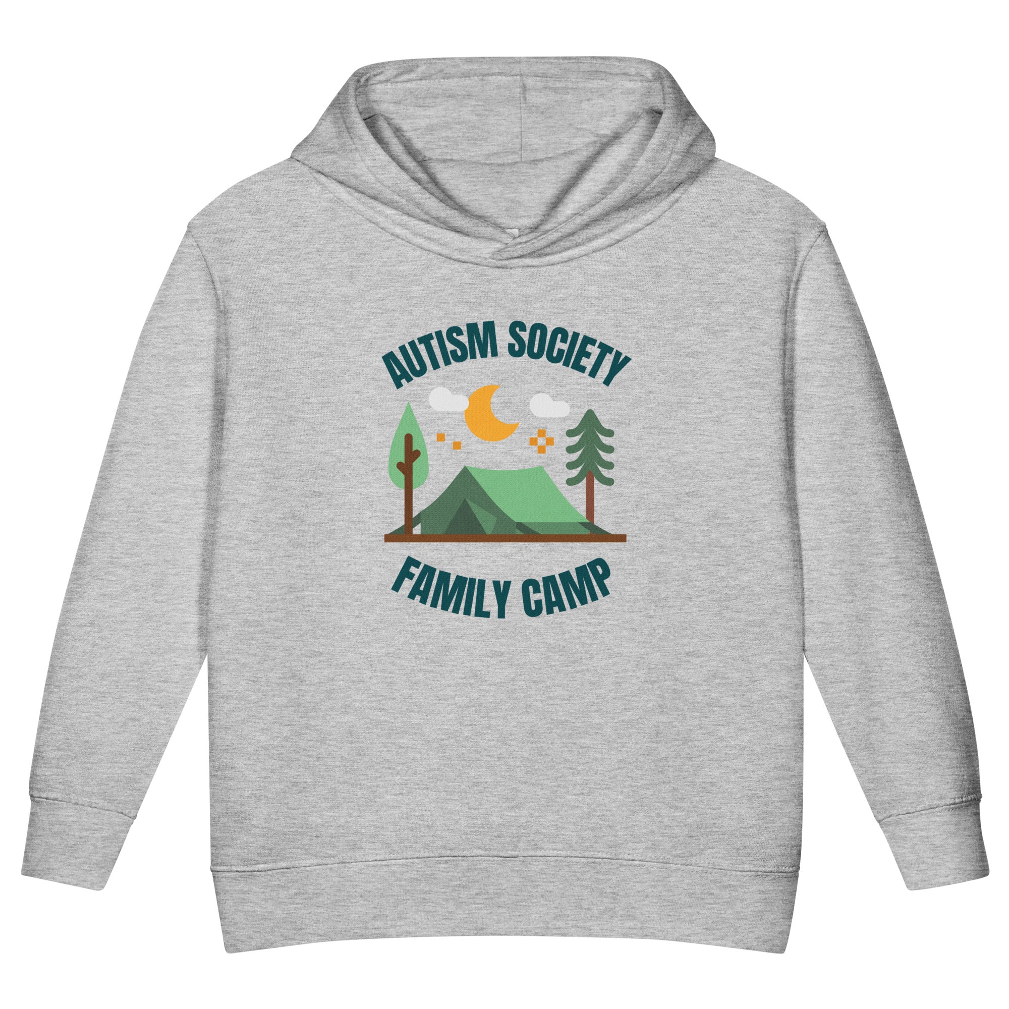 Family Camp Toddler Hoodie in Heather | Autism Society San Diego